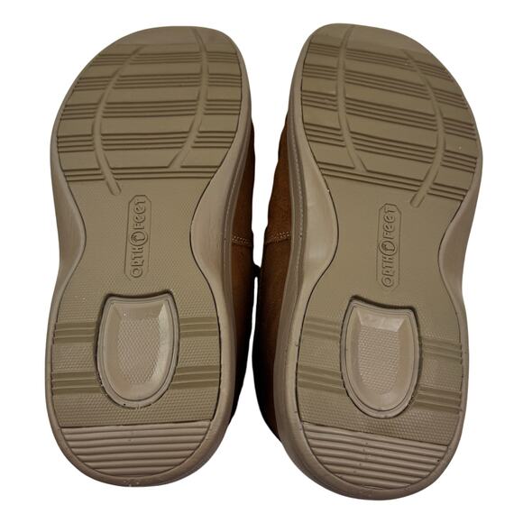OrthoFeet Tuscany Comfort Orthopedic Slip On Casual Shoes Slippers Men's 10.5 W - Picture 9 of 10